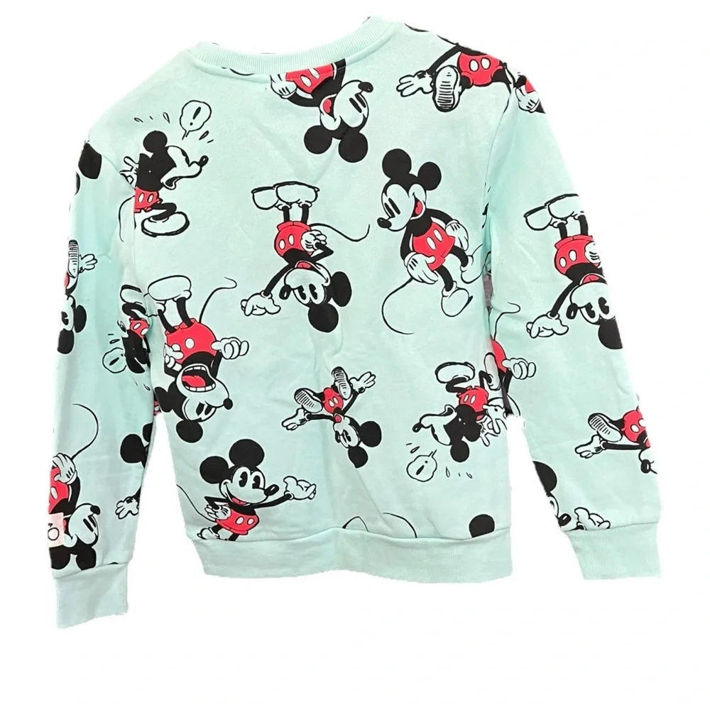 Kids' Disney 100 Mickey‎ All Over Print Crewneck Sweatshirt